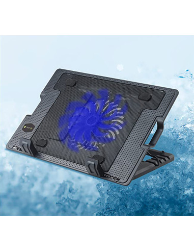Supporto per notebook fino a 17.3'' con sistema di raffreddamento