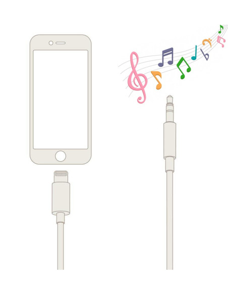 Cavo da Apple Lightning a Audio 3