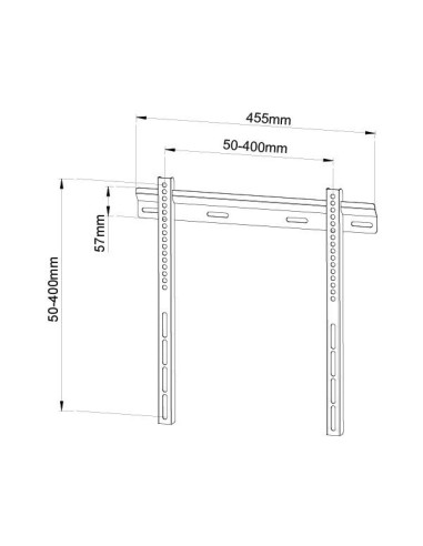 Staffa a Muro Ultra Slim TV LED LCD 23-55''