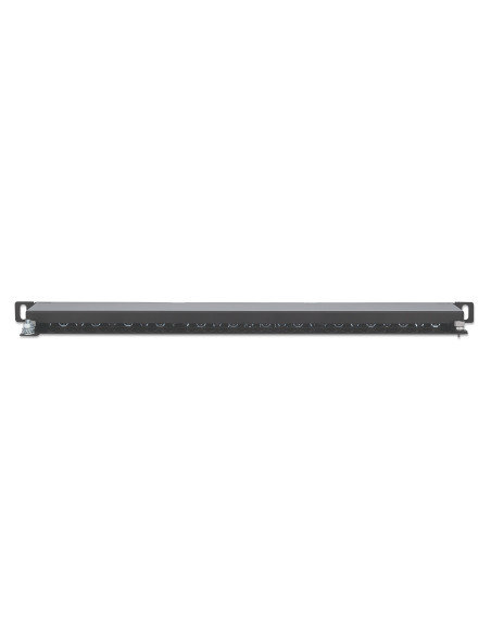 Pannello Patch 24 Posti 19'' 0.5U Cat6a Schermato Nero