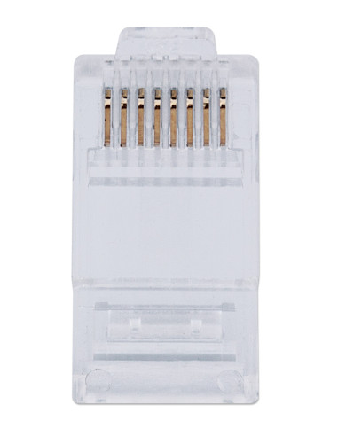 Confezione 50 Plug modulari RJ45 passanti Cat5e FastCrimp