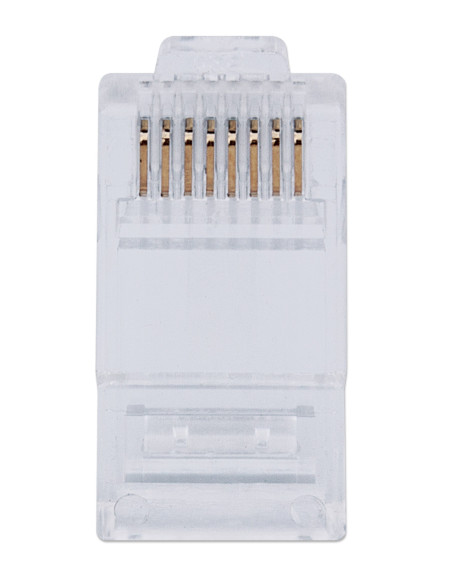 Confezione 50 Plug modulari RJ45 passanti Cat5e FastCrimp