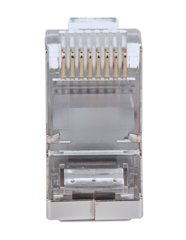 Confezione 50 Plug modulari RJ45 Passanti Cat6 FastCrimp