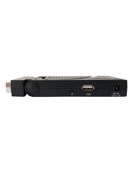 Decoder Ricevitore Digitale Terrestre DVB-T/T2 H.265 HEVC 10bit USB HDMI Scart 180&deg e Telecomando Universale 2 in 1