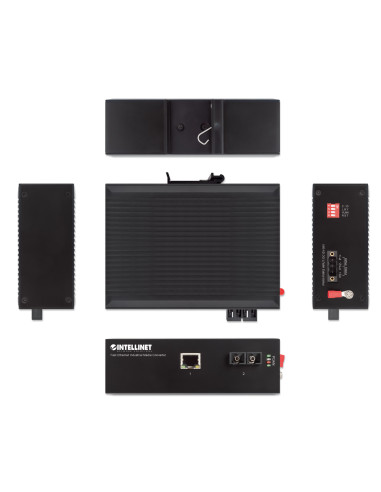 Media Converter Industriale Fast Ethernet 1000Base-SX