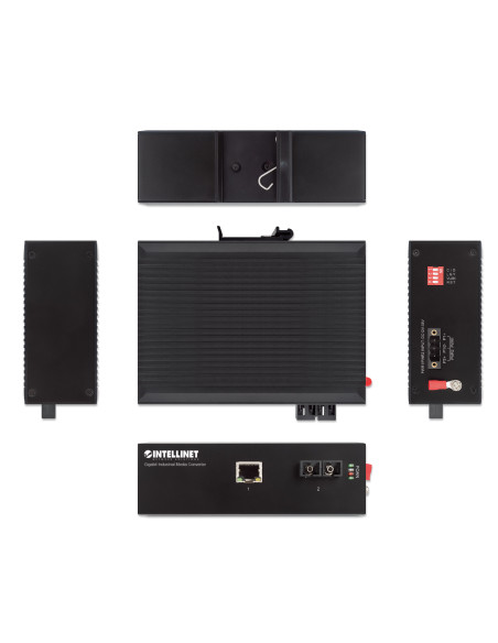 Media Converter Industriale Gigabit 1000Base-SX Monomodale