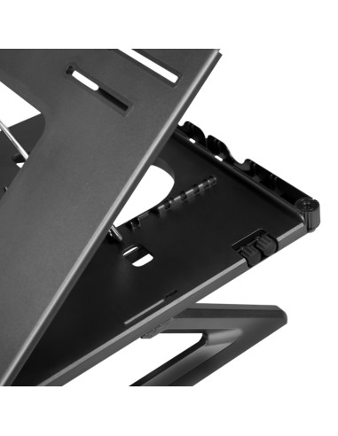 Supporto per Notebook e Tablet 10-15.6'' Ergonomico Nero