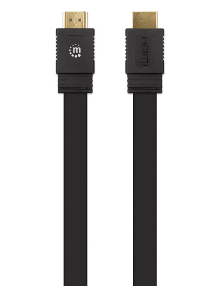 Cavo HDMI High Speed With Ethernet Piatto 5m nero