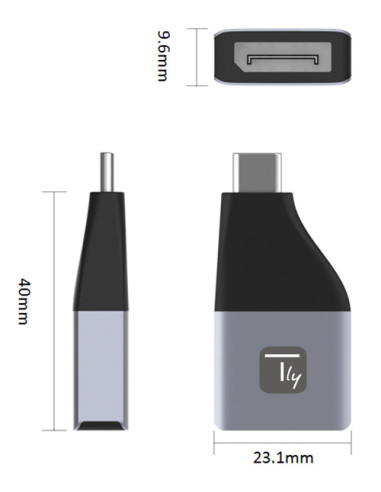 Adattatore Convertitore da USB-C&trade a DisplayPort