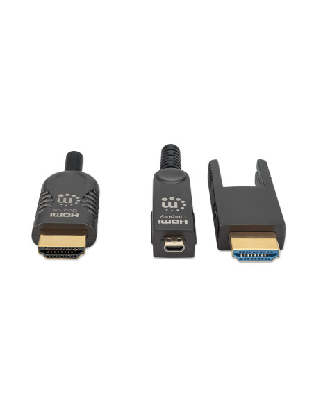 Cavo HDMI&trade Attivo in Fibra Ottica con Connettore Staccabile 100m