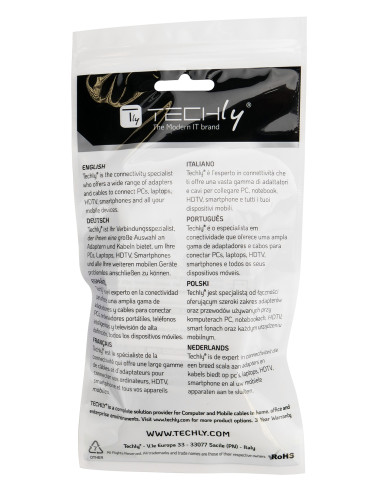 Caricabatterie Alimentatore Micro USB 5V 1A per Smartphone Tablet Nero
