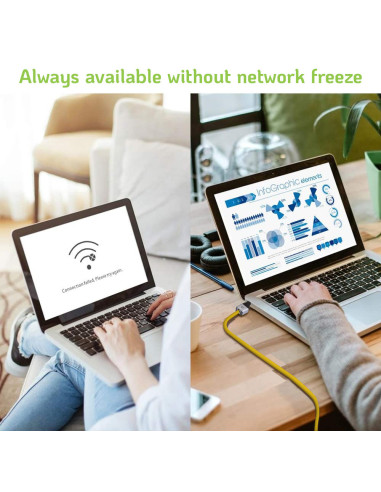 Adattatore Convertitore da USB-C&trade a RJ45 Ethernet Gigabit LAN 1000Mbps