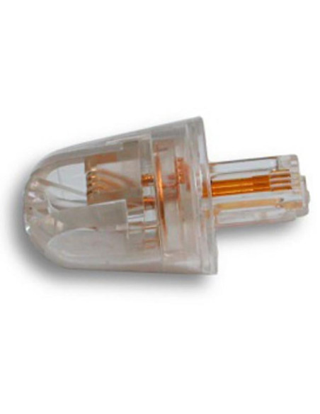 Plug Telefonico RJ11 Maschio 4 Poli 4 Contatti Antiattorcigliamento