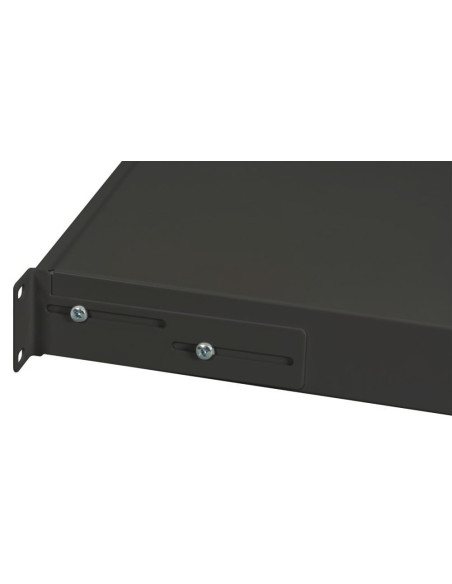Cassetto Rack 19'' Fibra Ottica 24 porte LC Duplex/SC Simplex Nero