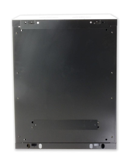Armadio Rack 19'' a muro 15 unit&agrave sezione unica prof. 600mm Nero