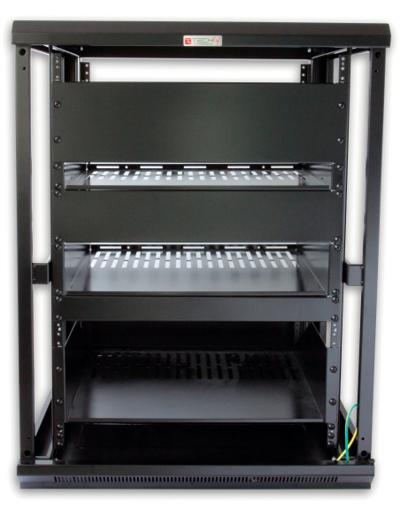 Armadio Rack 19'' 600x600 15U per Audio Video Nero