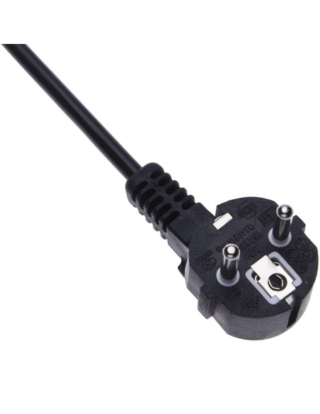 Multipresa 8 Posti da Rack 19'' con Interruttore Spina Schuko Angolata 1U