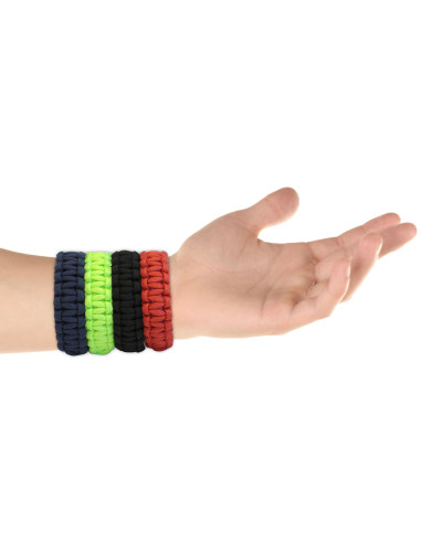 Bracciale Paracord con Micro USB Verde