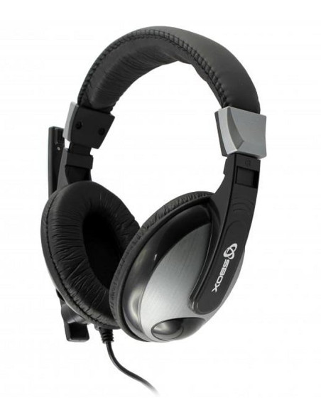 Cuffie Gaming con Microfono Nero HS-302