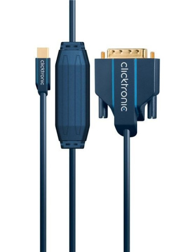 Cavo Mini DisplayPort (Thunderbolt) a DVI-D 24+1 2m Alta Qualit&agrave