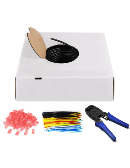 Kit Matassa U/UTP Cavo Cat.6 Rame 305m Rigido completo di Accessori