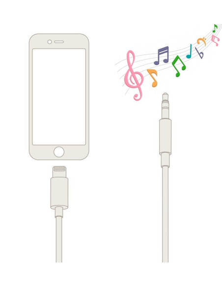 Cavo da Apple Lightning a Audio 3