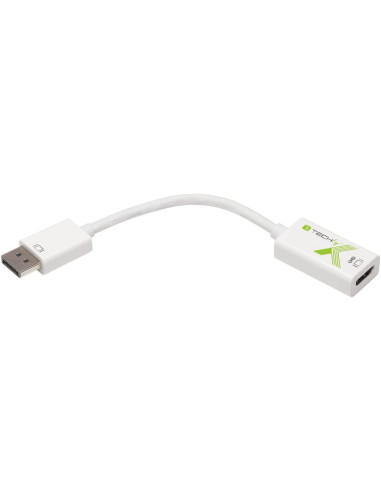 Adattatore Attivo Displayport 1.2 Maschio HDMI Femmina 4K 60Hz 15 cm Bianco
