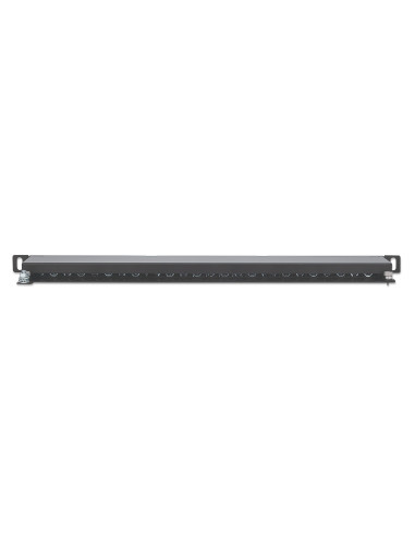 Pannello Patch 24 Posti 19'' 0.5U Cat6a Schermato Nero