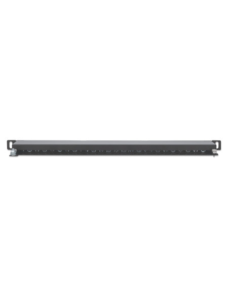 Pannello Patch 24 Posti 19'' 0.5U Cat6a Schermato Nero