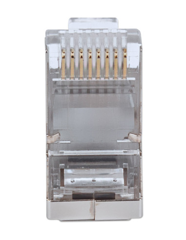 Confezione 50 Plug modulari RJ45 Passanti Cat6 FastCrimp