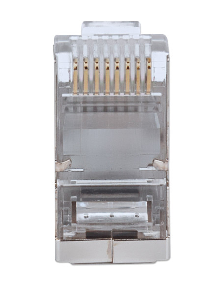 Confezione 50 Plug modulari RJ45 Passanti Cat6 FastCrimp