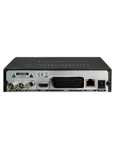 Decoder Ricevitore Digitale Terrestre DVB-T/T2 H.265 HEVC 10bit Metallo con Telecomando Universale 2 in 1 con Alimentatore 12V