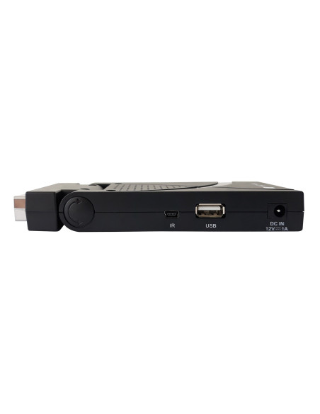 Decoder Ricevitore Digitale Terrestre DVB-T/T2 H.265 HEVC 10bit USB HDMI Scart 180&deg e Telecomando Universale 2 in 1