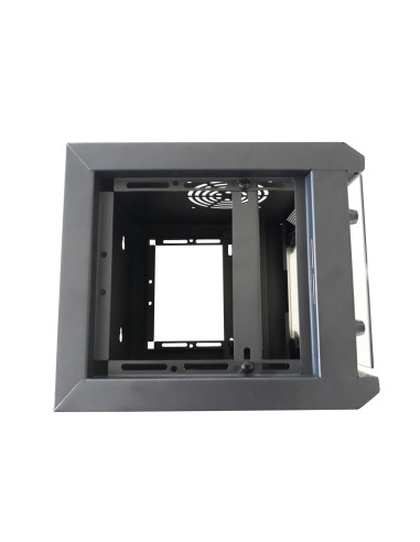 Armadio Rack 10'' a Muro 9 Unit&agrave Pannelli Asportabili Nero