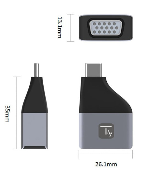 Adattatore da USB-C&trade a VGA