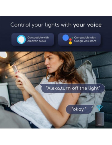 Lampadina Intelligente Candela E14 Ambra Calda 4