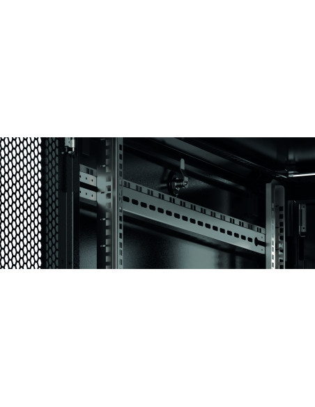 Armadio Server Rack 19'' 800x1000 42U Nero Porta Grigliata serie Evolution Ventilato