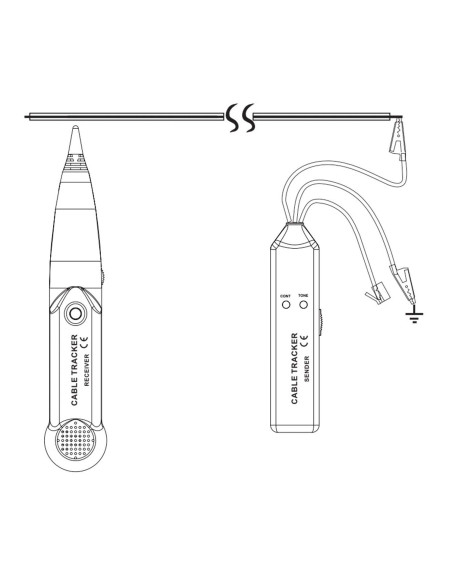 Localizzatore di Cavi Generatore di Tono Sonda Tracker Wire Network Cable Tester Tracer Kit