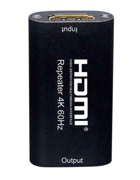 Repeater HDMI 2.0 4K@60Hz 3D HDCP Fino a 40m
