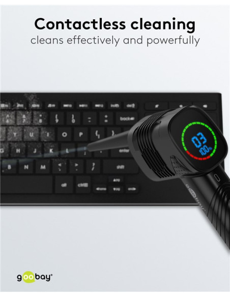 Kit di Pulizia Elettrico per PC Soffiatore ad Aria con 5 Ugelli Intercambiabili