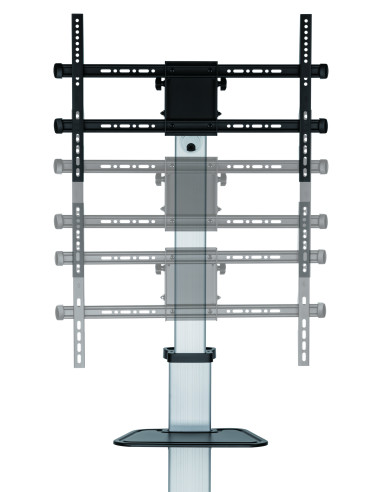 Supporto a Pavimento con Mensola Trolley TV LCD/LED 37-86''