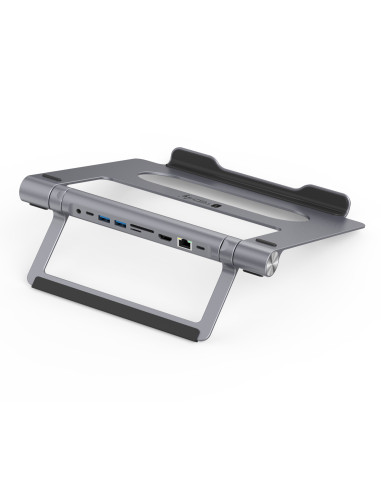 Docking Station USB-C&trade 9 in 1 Hub USB3.1 Stand per Notebook Pieghevole