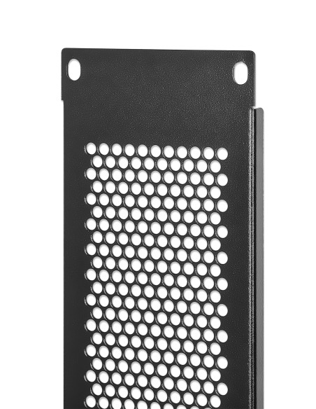 Pannello Cieco Ventilato per Armadi Rack 19'' 2U Nero