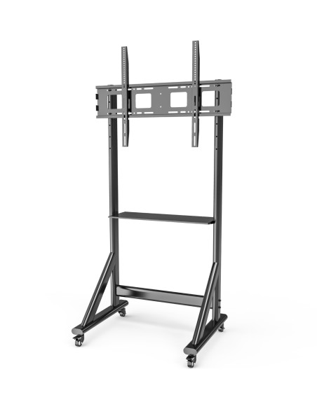 Supporto da Pavimento TV LCD/LED 55-100'' Altezza Regolabile con Mensola