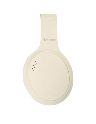 Cuffie Stereo Wireless Pieghevole con Microfono Tonic Beige