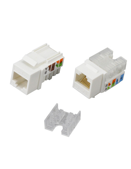 Kit 24 Frutti Cat.6 UTP 90&deg Keystone con Pinza Crimpatrice