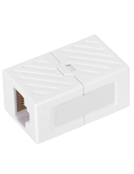 Accoppiatore Modulare Cat.6A RJ45 F/F UTP Bianco