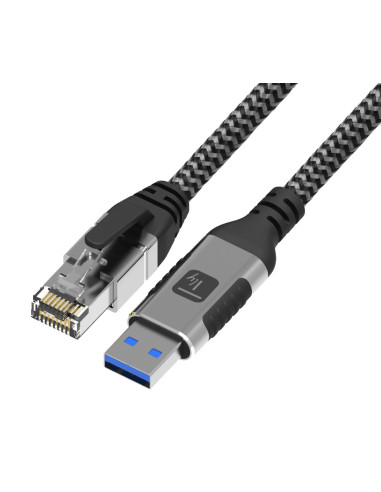Cavo USB 3.0 Tipo A Maschio a Ethernet RJ45 Maschio 5m