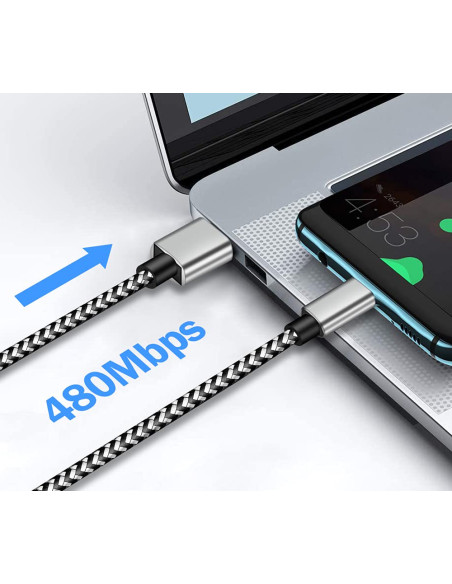 Cavo USB A Maschio 2.0 / USB-C&trade Maschio 3A 0