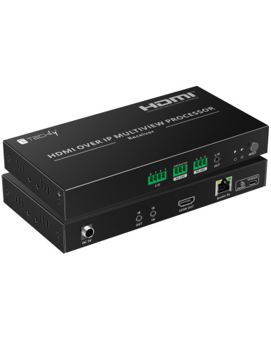 Ricevitore per Matrix Extender HDMI Over IP 4K su Cavo Cat.6 fino a 120m Multiview Ipcolor iMMS